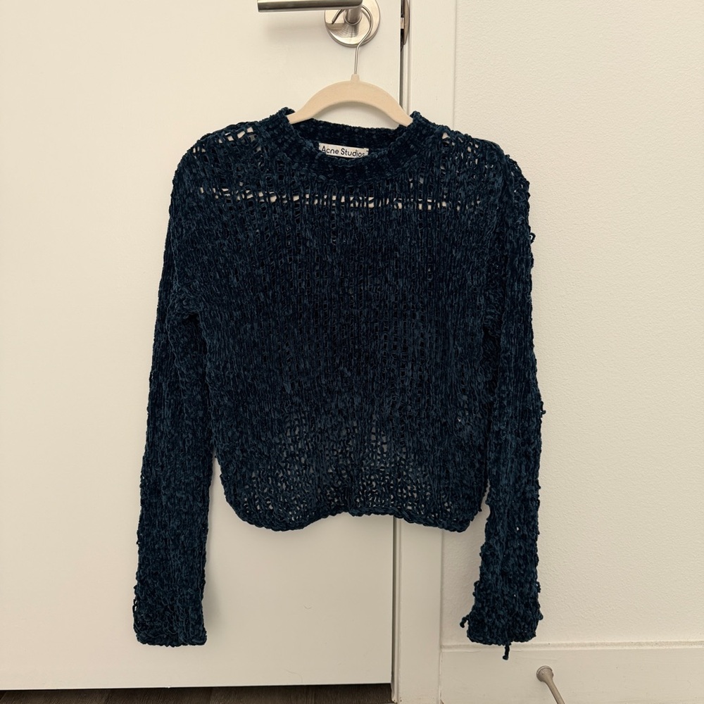 Acne Studios Open-knit Chenille Sweater